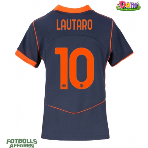 Inter Milan Lautaro Martinez #10 Tredje Tröja Kvinnor 2025-26 Kortärmad